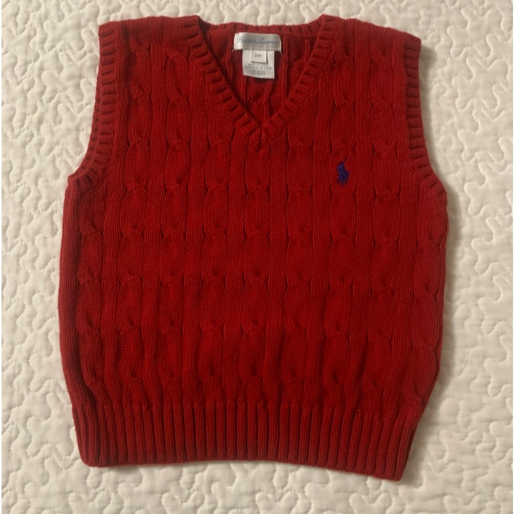 Ralph Lauren kids red vest